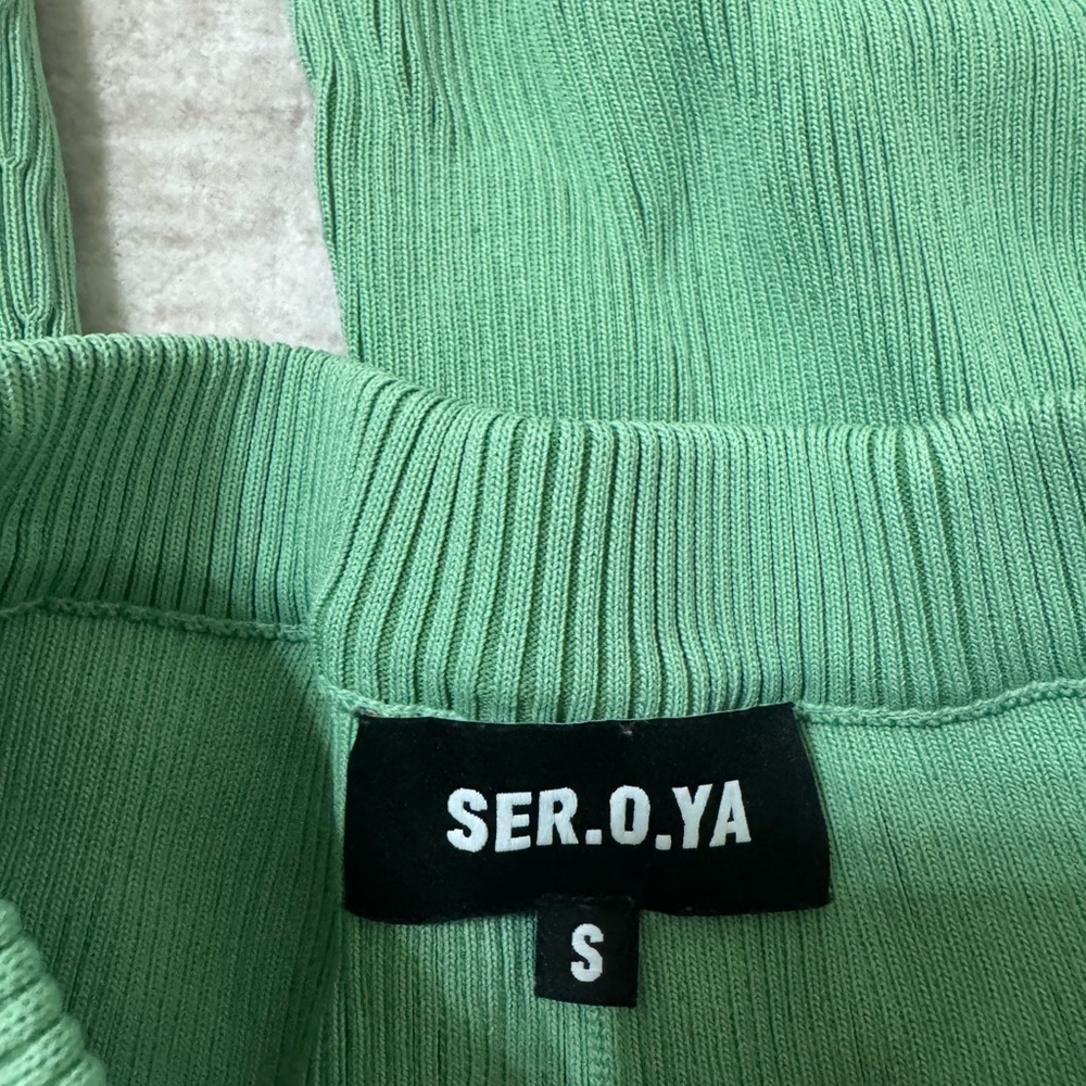 SER.O.YA green lux pants size small - Picture 3 of 3